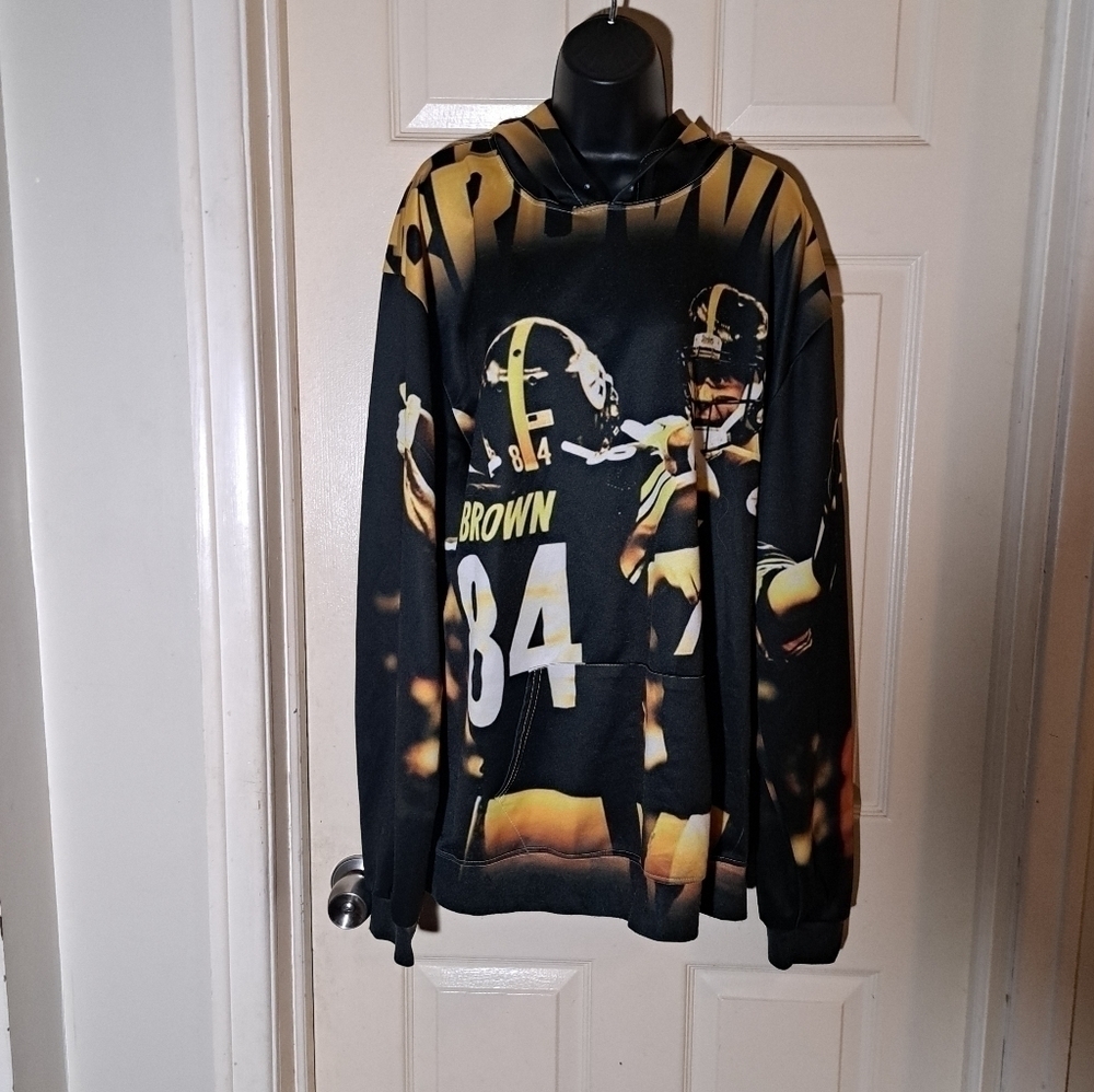 No brand graphic hoodie size 5XL